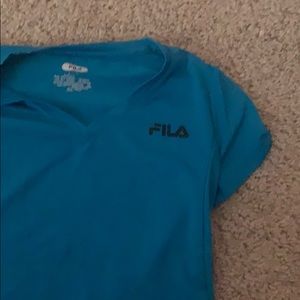 Teal FILA tee shirt